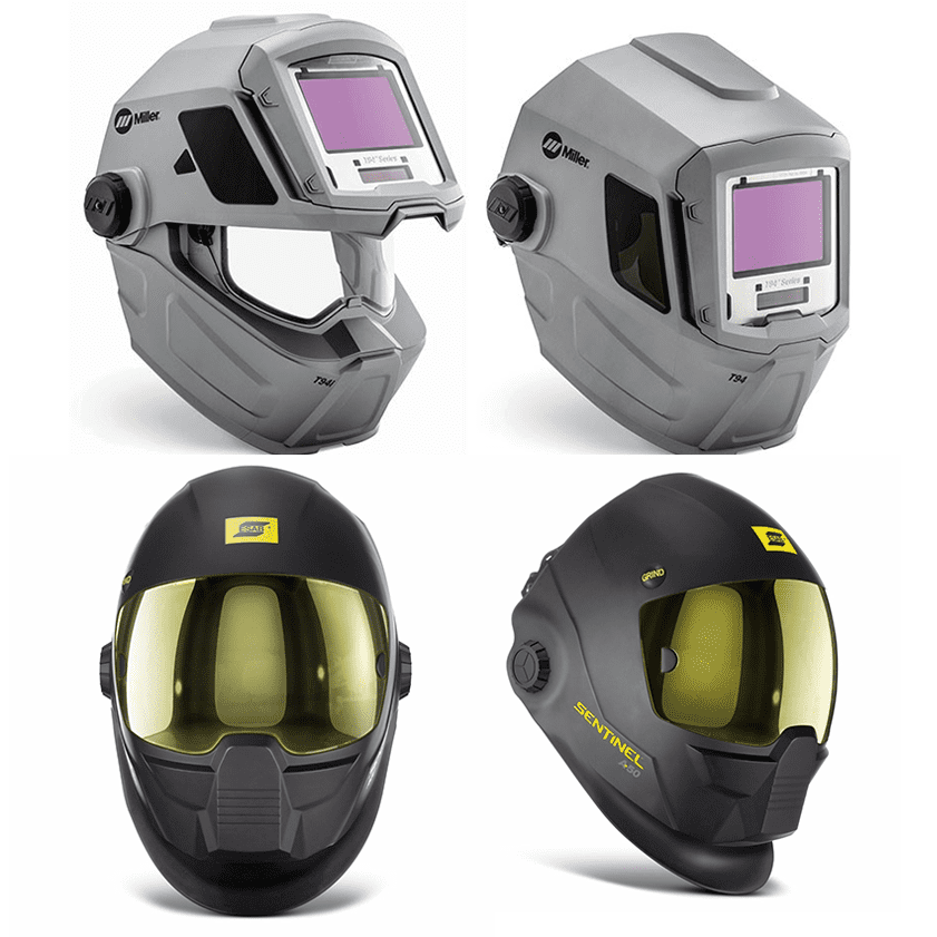 Welding Safety Helmets - Miller & Sentinel