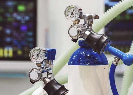 medical gas supply cylinder