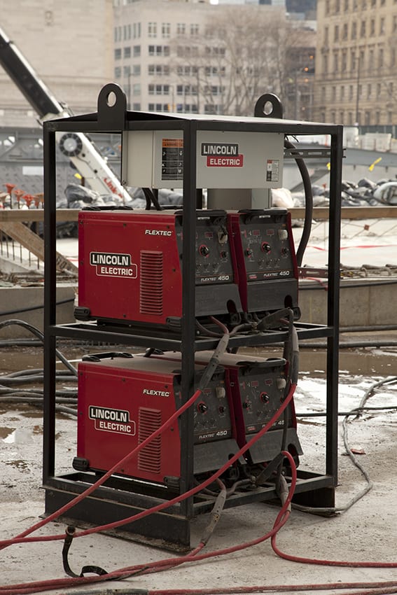 4Pack Rack Flextec 450 MultiOperator Welder Toll Gas