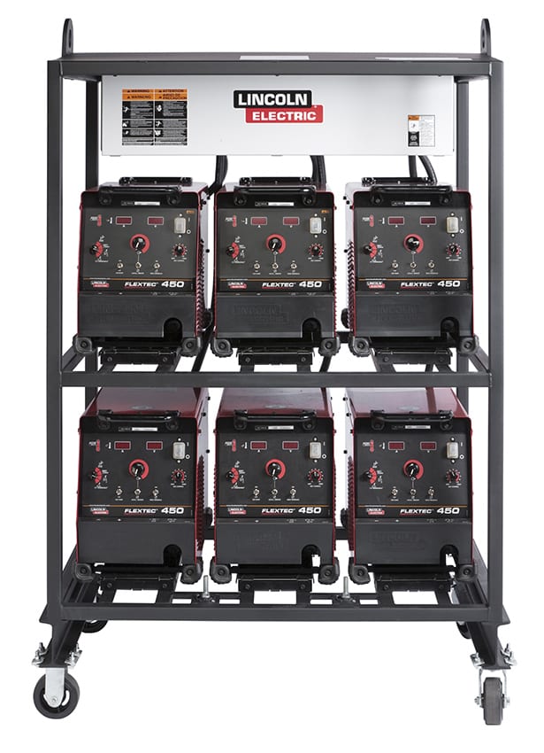 Flextec 450 6Pack Rack Toll Gas & Welding Supply