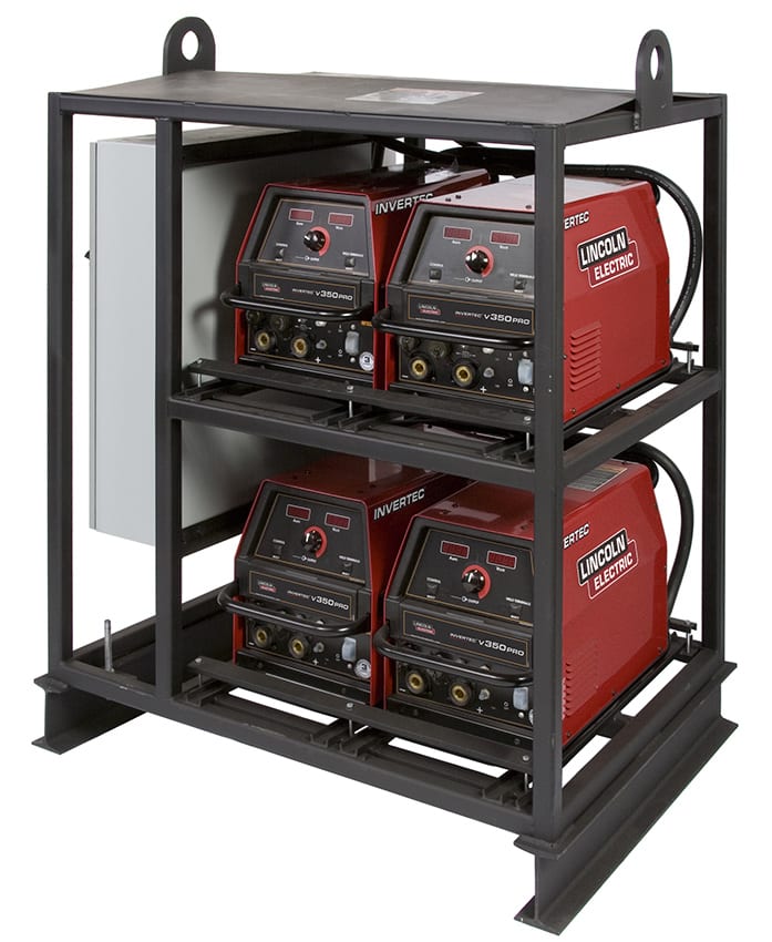 Invertec V350Pro Factory 4Pak Rack Toll Gas & Welding Supply